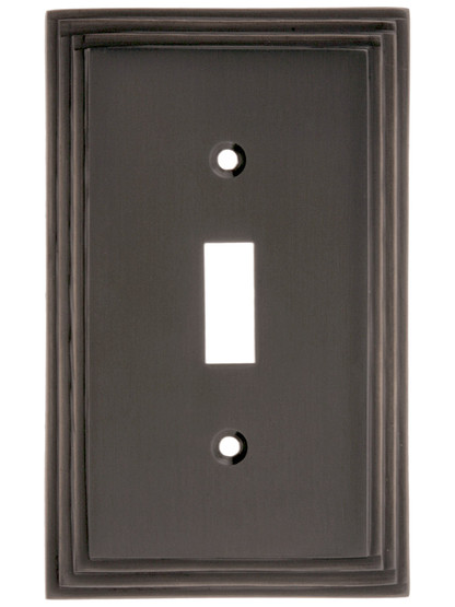 Mid-Century Toggle Switch Plate - Single Gang